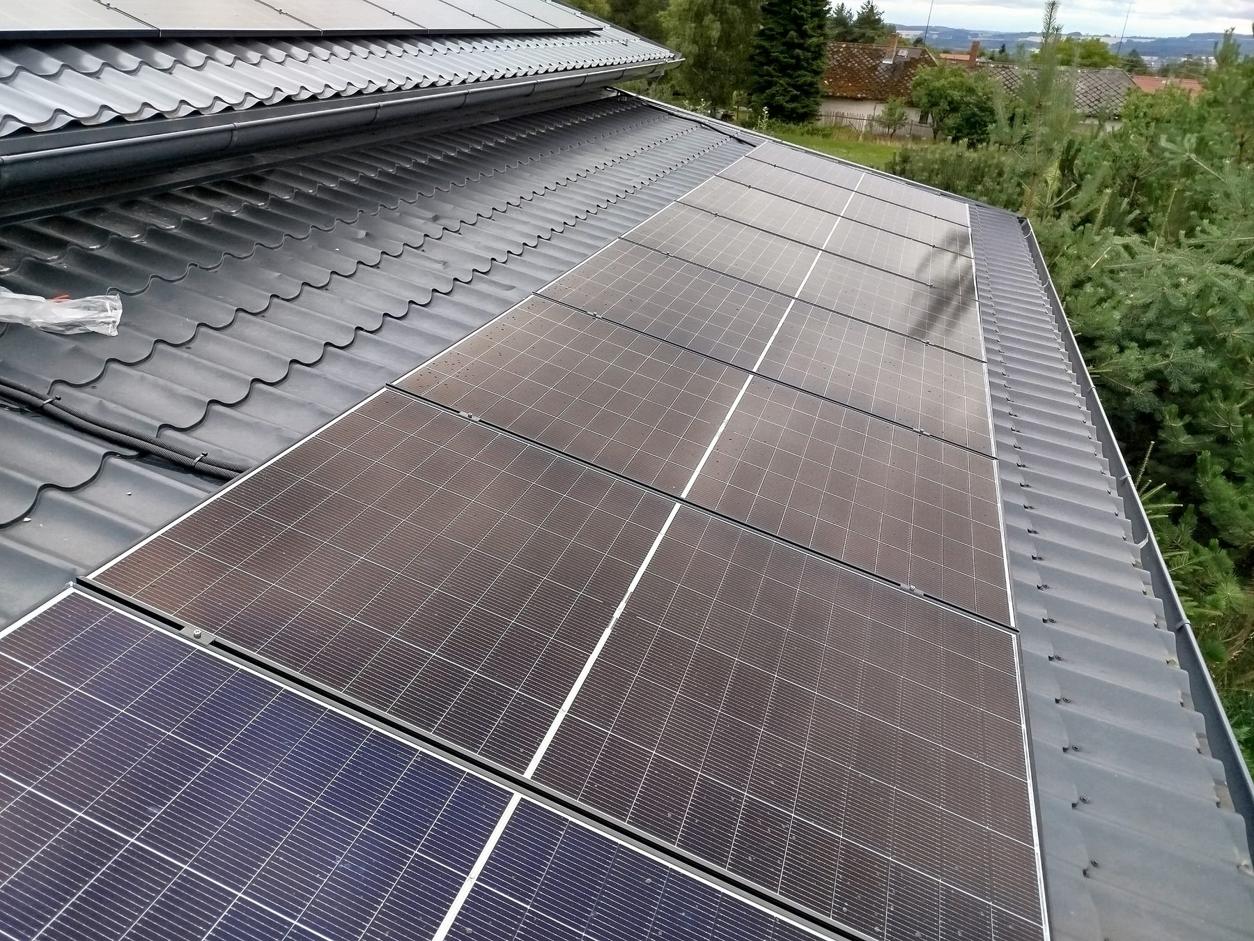 Zalány - firemní instalace 29 kWp, fotografie 2